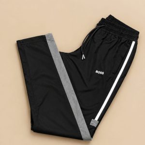 Premium Contrast Stripe Track Pants for Men